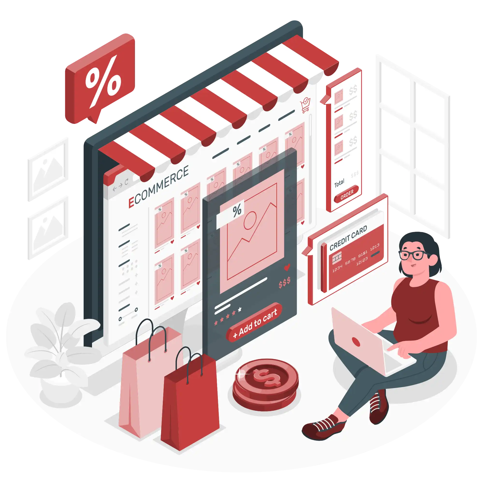Ecommerce web page
